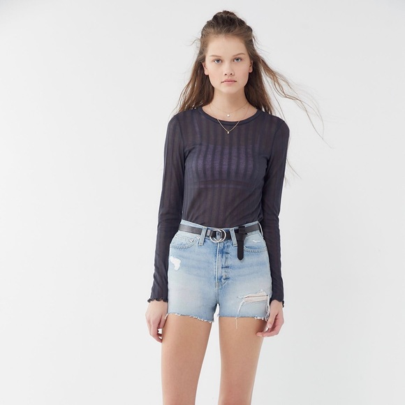 bdg girlfriend high rise shorts